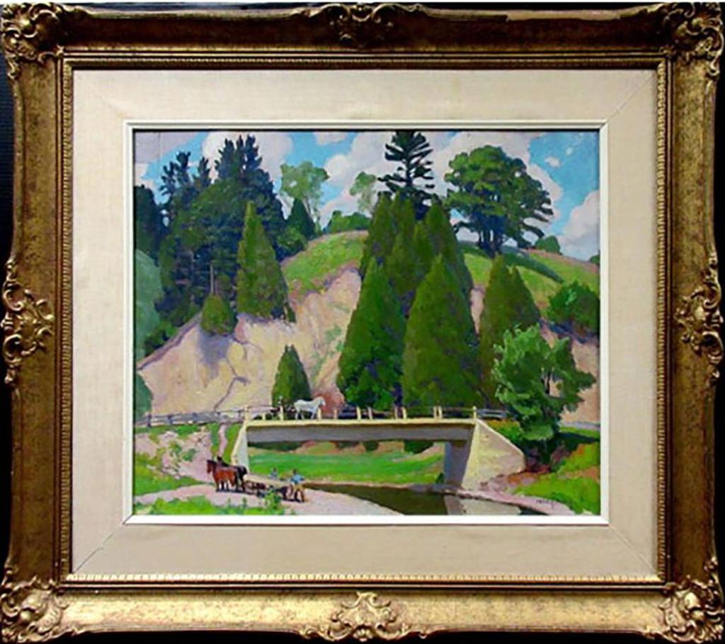 Frederick Stanley Haines (1879-1960) - Bridge At Pinecove