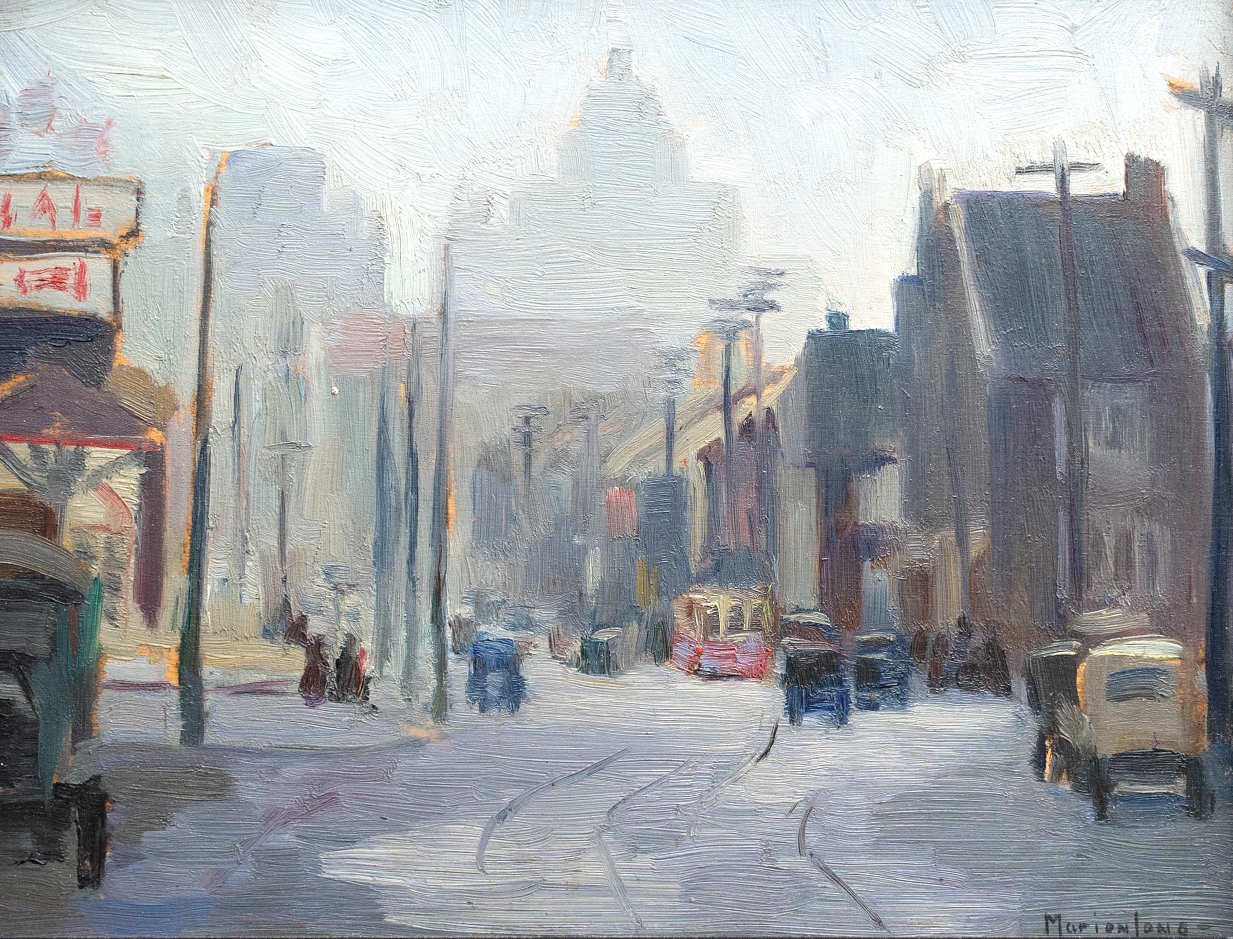 Marion Long (1882-1970) - Looking Down Bay Street, n.d.