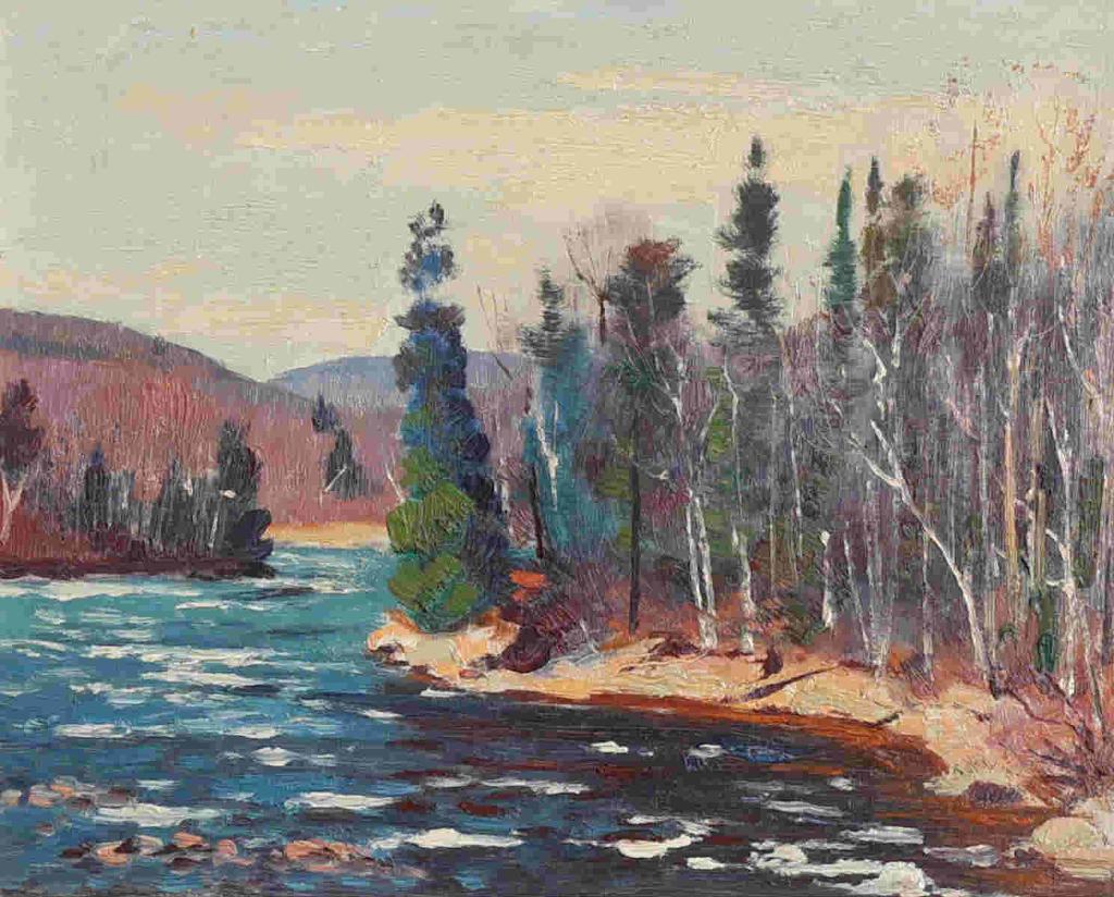 Robert Wakeham Pilot (1898-1967) - The Devils River, Near Lac Tremblant