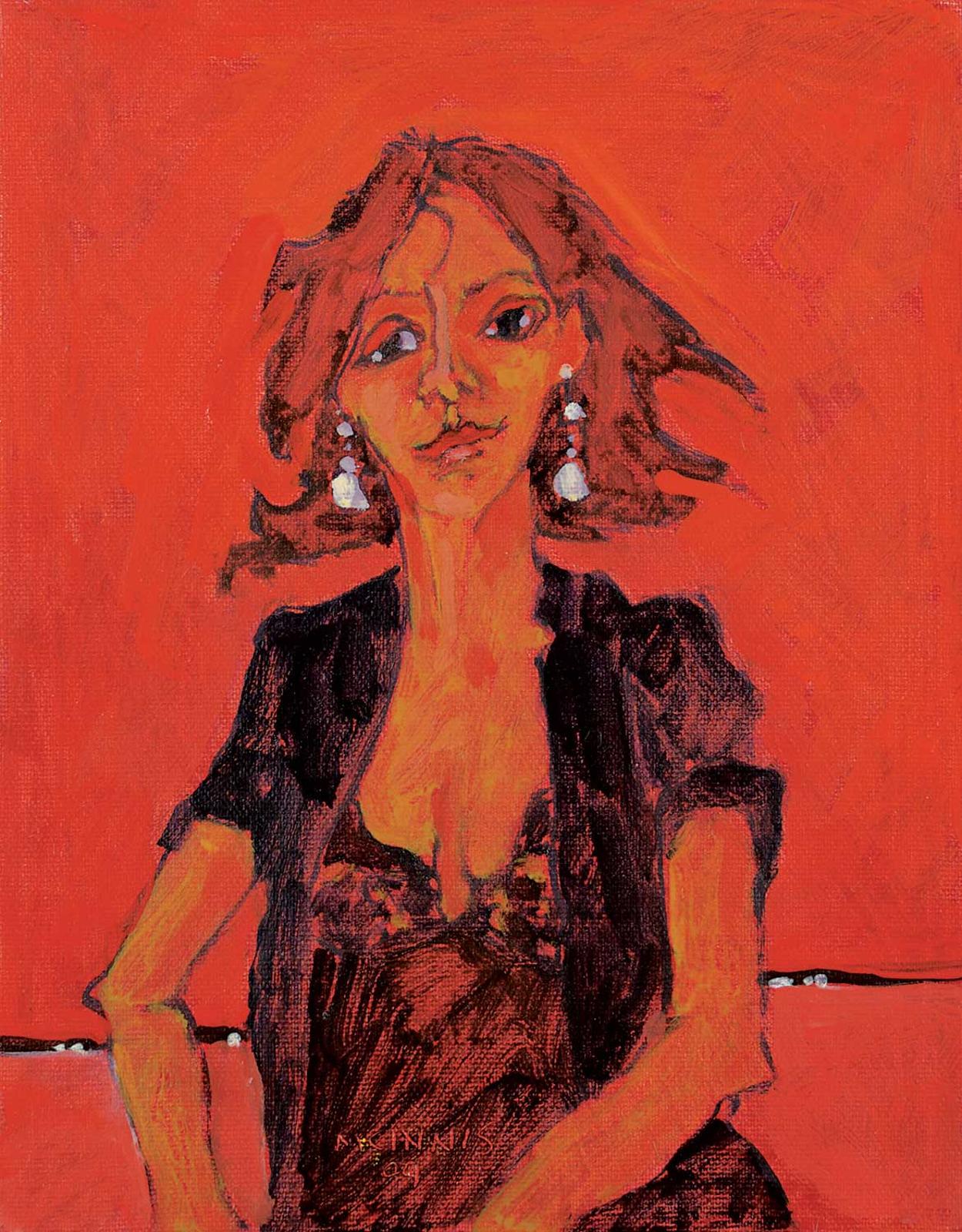 Robert F.M. McInnis (1942) - Untitled - Red Figure
