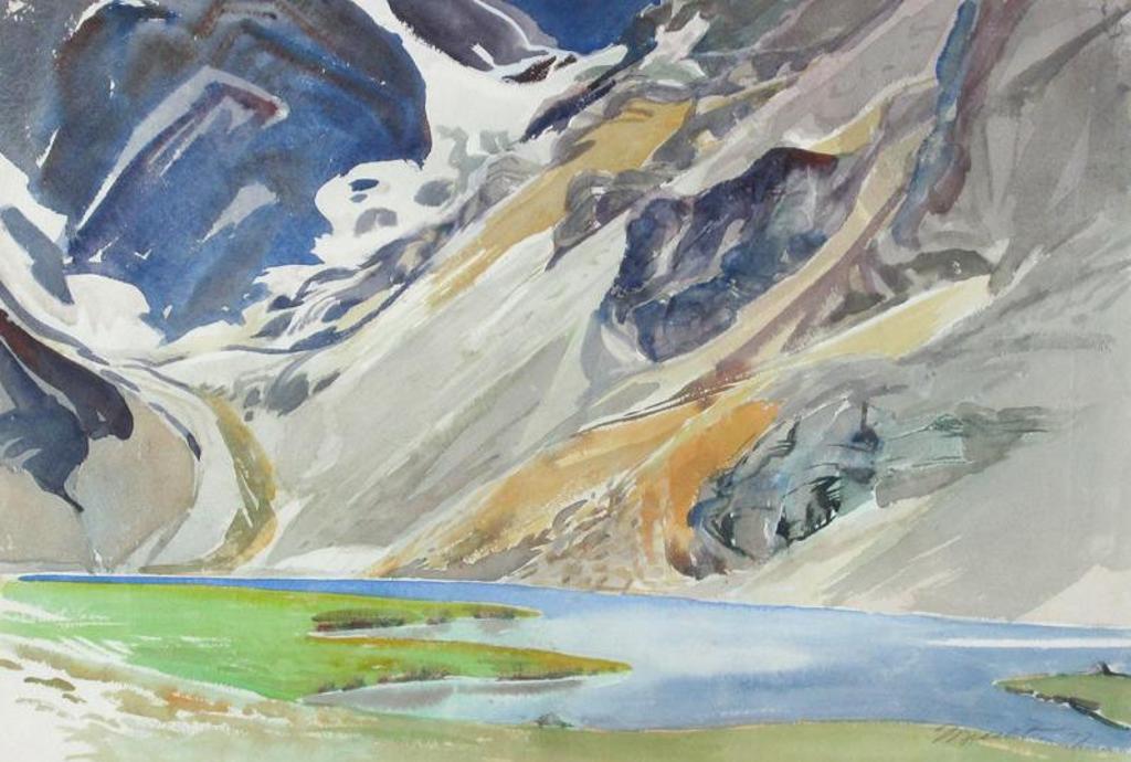 Janet (Holly) B. Middleton (1922-1989) - Alpine Lake; 1977