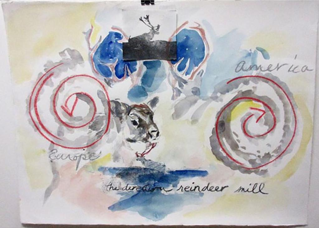 Lynn Donoghue (1953-2003) - The Direction Reindeer Mill; Eyes; Mouth