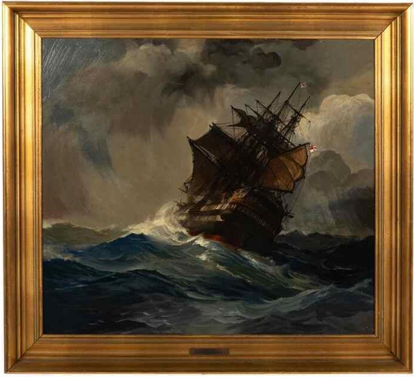 Montague J. Dawson (1895-1973) - Close Hauled