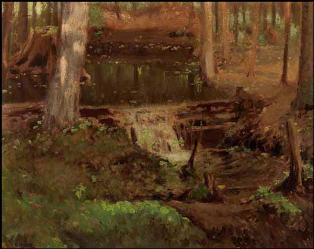 Frank (Franz) Hans Johnston (1888-1949) - Stream in the Woods