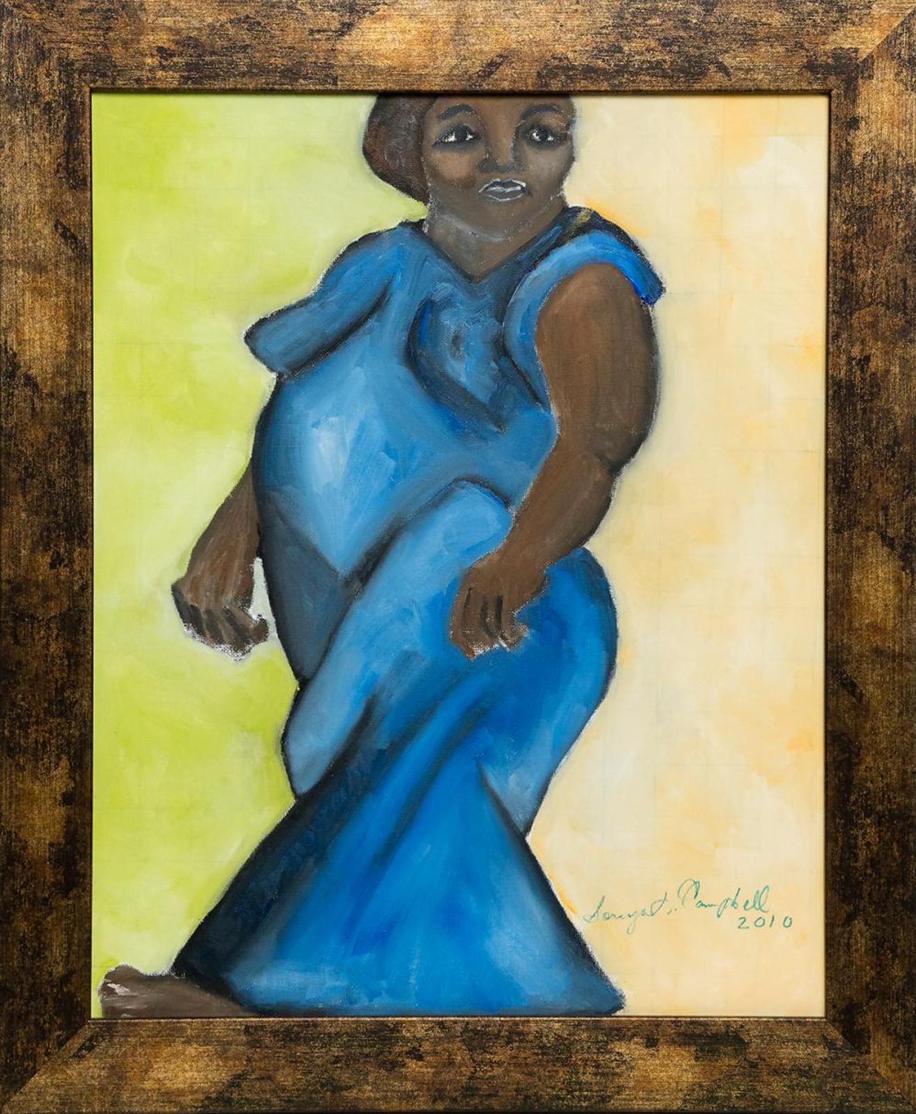 Sonya Campbell - Lady in Blue Dress