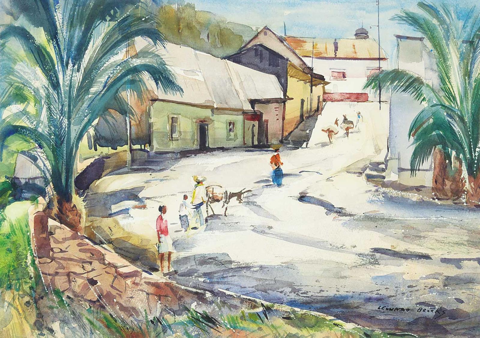 Frank Leonard Brooks (1911-1989) - Tropic Village
