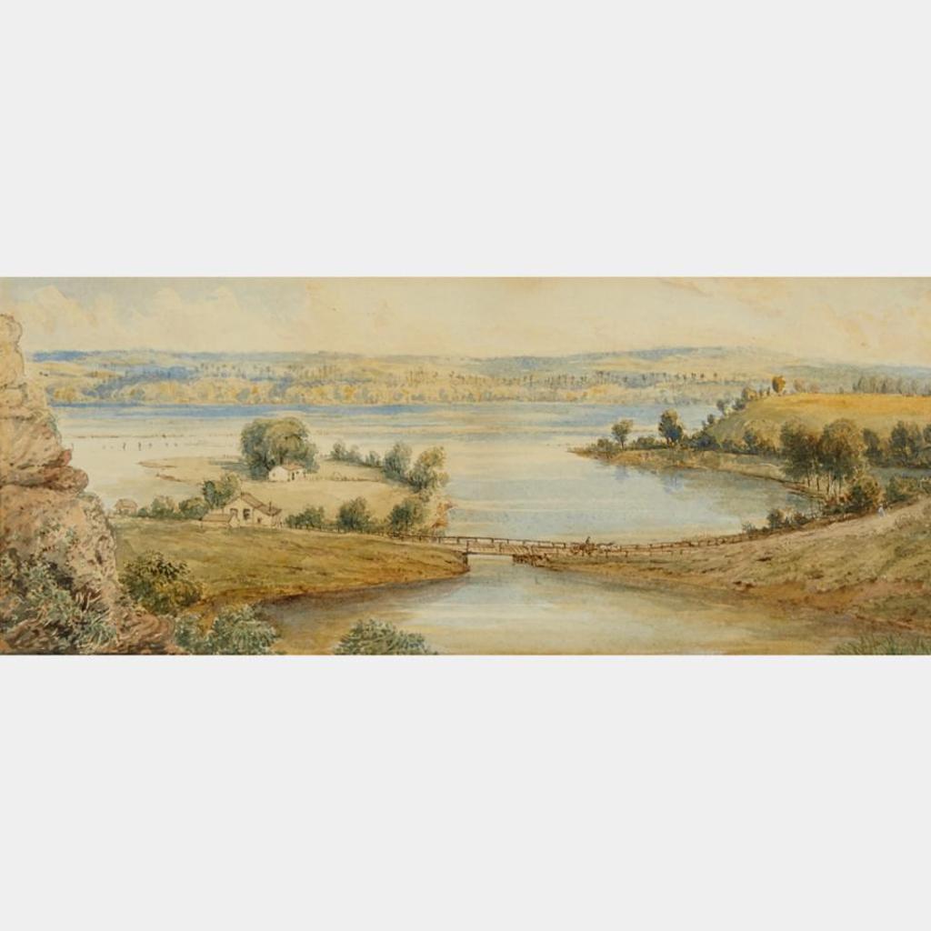 John Herbert Caddy (1801-1883) - A Scene Near The Des Jardine (Sic) Canal
