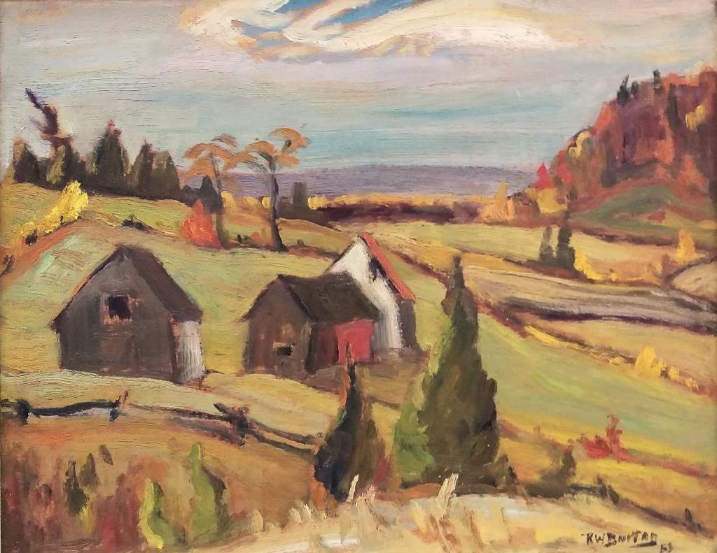Ralph Wallace Burton (1905-1983) - Farm Near Wakefield, Quebec. 1963