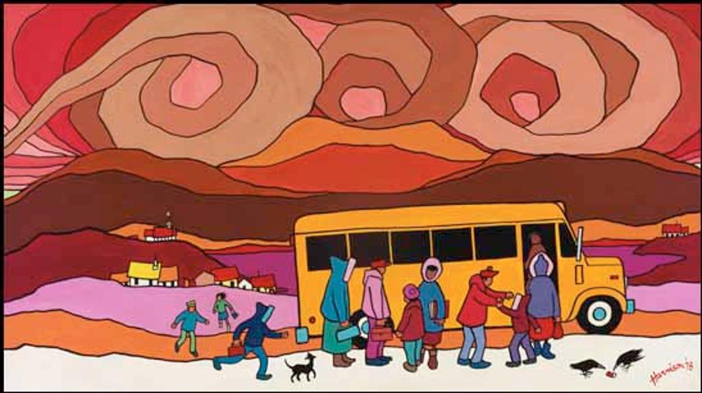 Ted Harrison (1926-2015) - To School