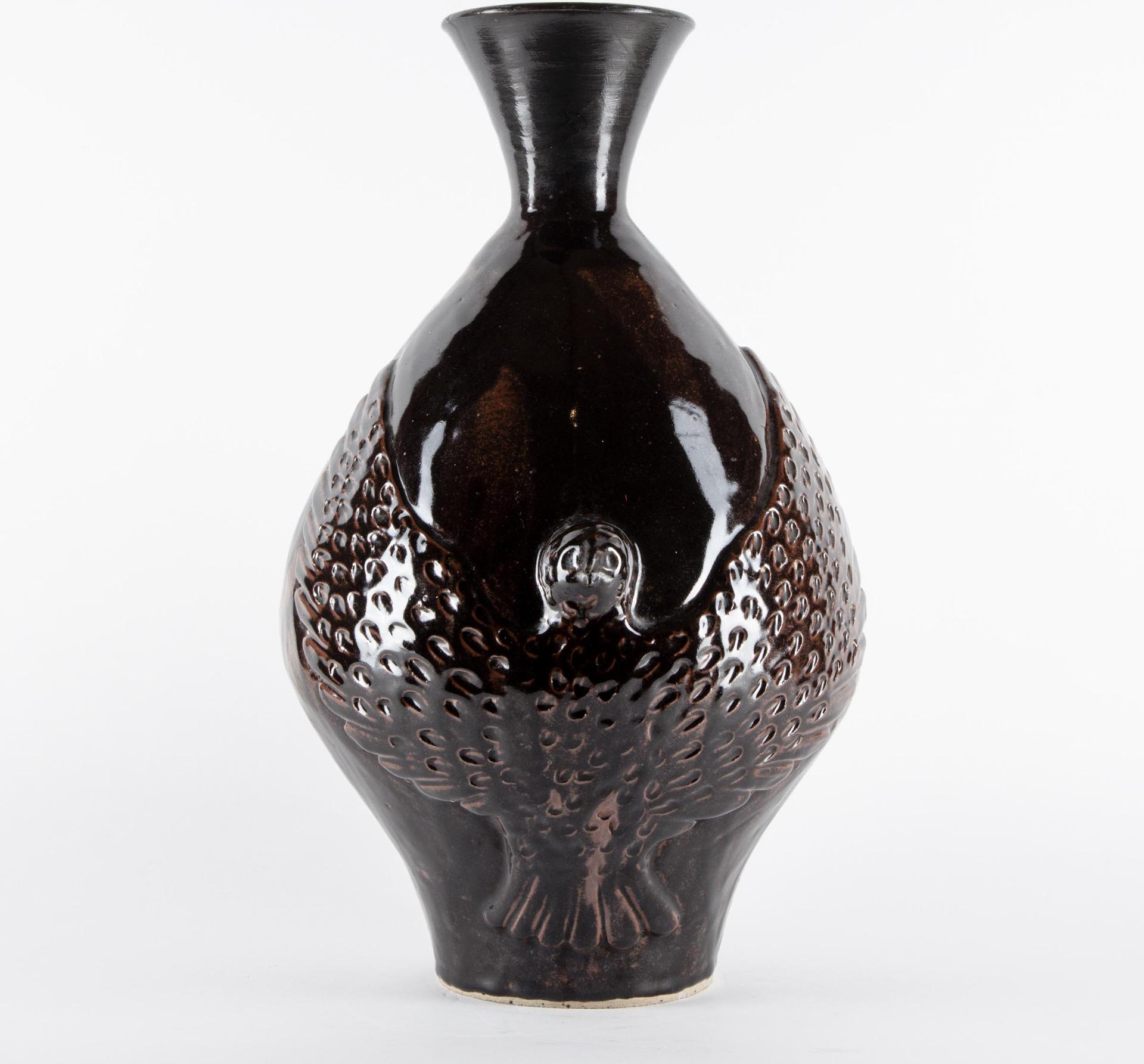 Evoo Samgusak Mangelik (1942) - Vase Decorated With Birds