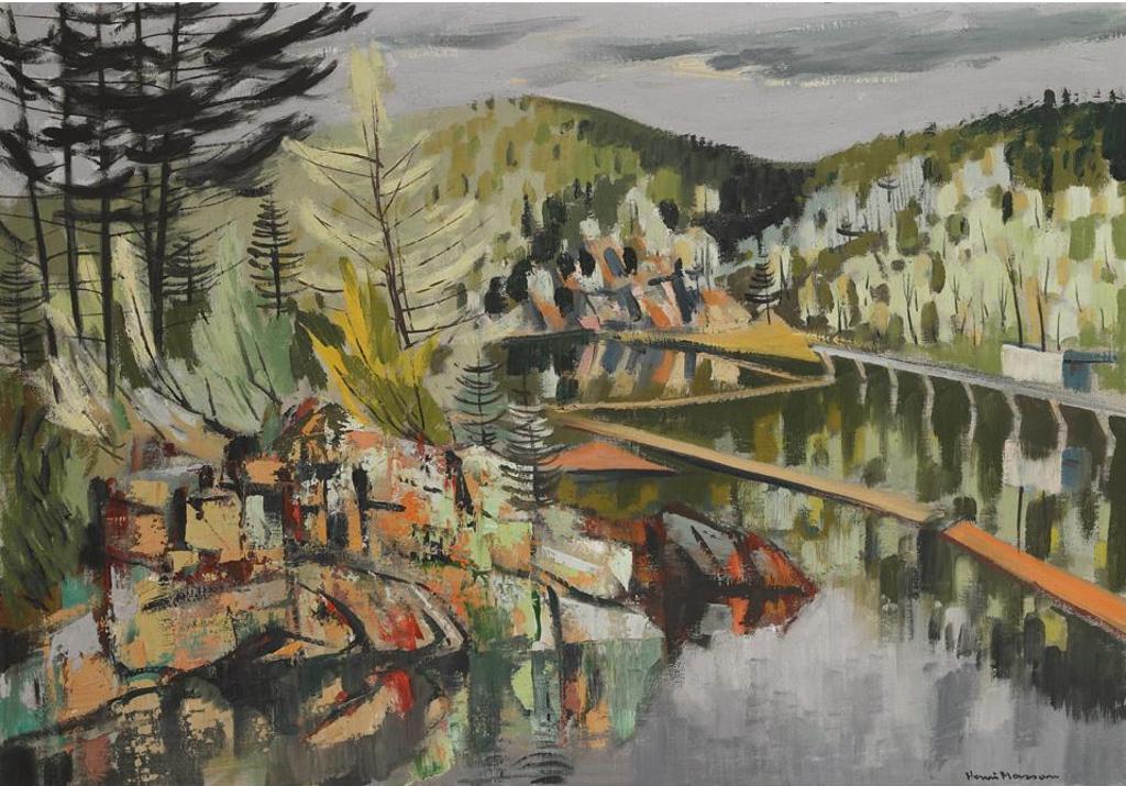 Henri Leopold Masson (1907-1996) - The Dam, La Cave, Ontario