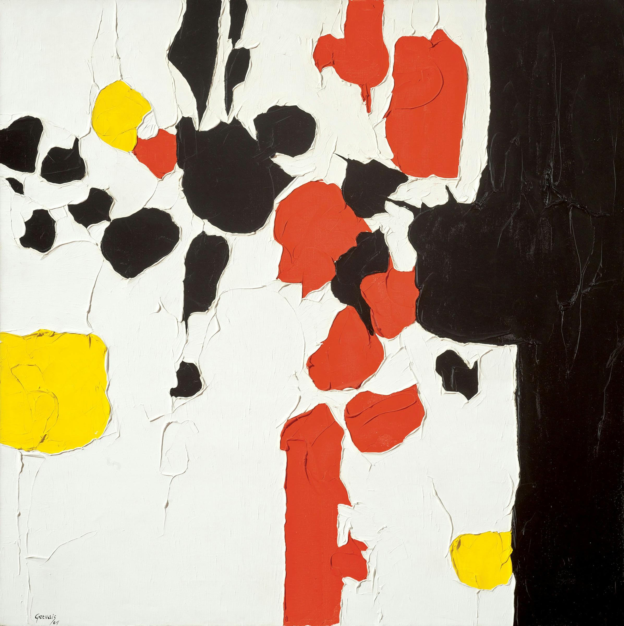 Lise Gervais (1933-1998) - Le double anneau dans l'oeil, 1964