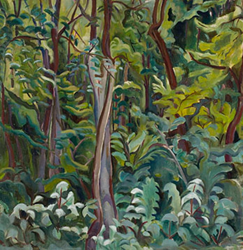 Pegi Margaret Kathleen Nicol MacLeod (1904-1949) - Forest Tangle / Self Portrait (verso)