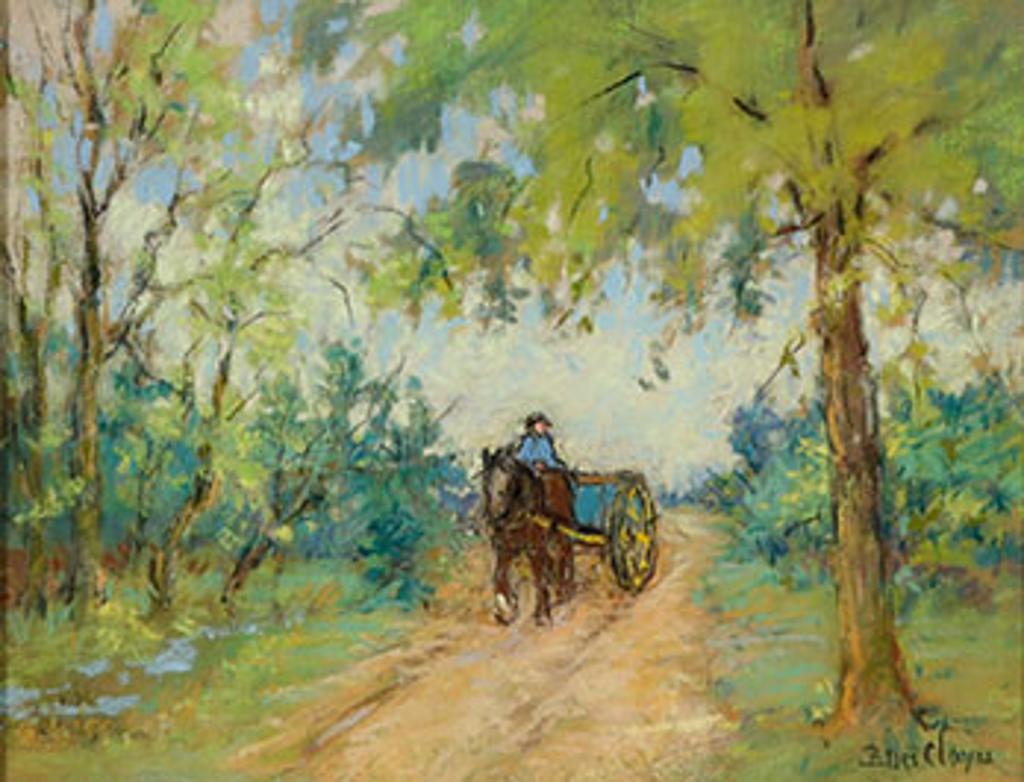 Berthe Des Clayes (1877-1968) - The Blue Cart