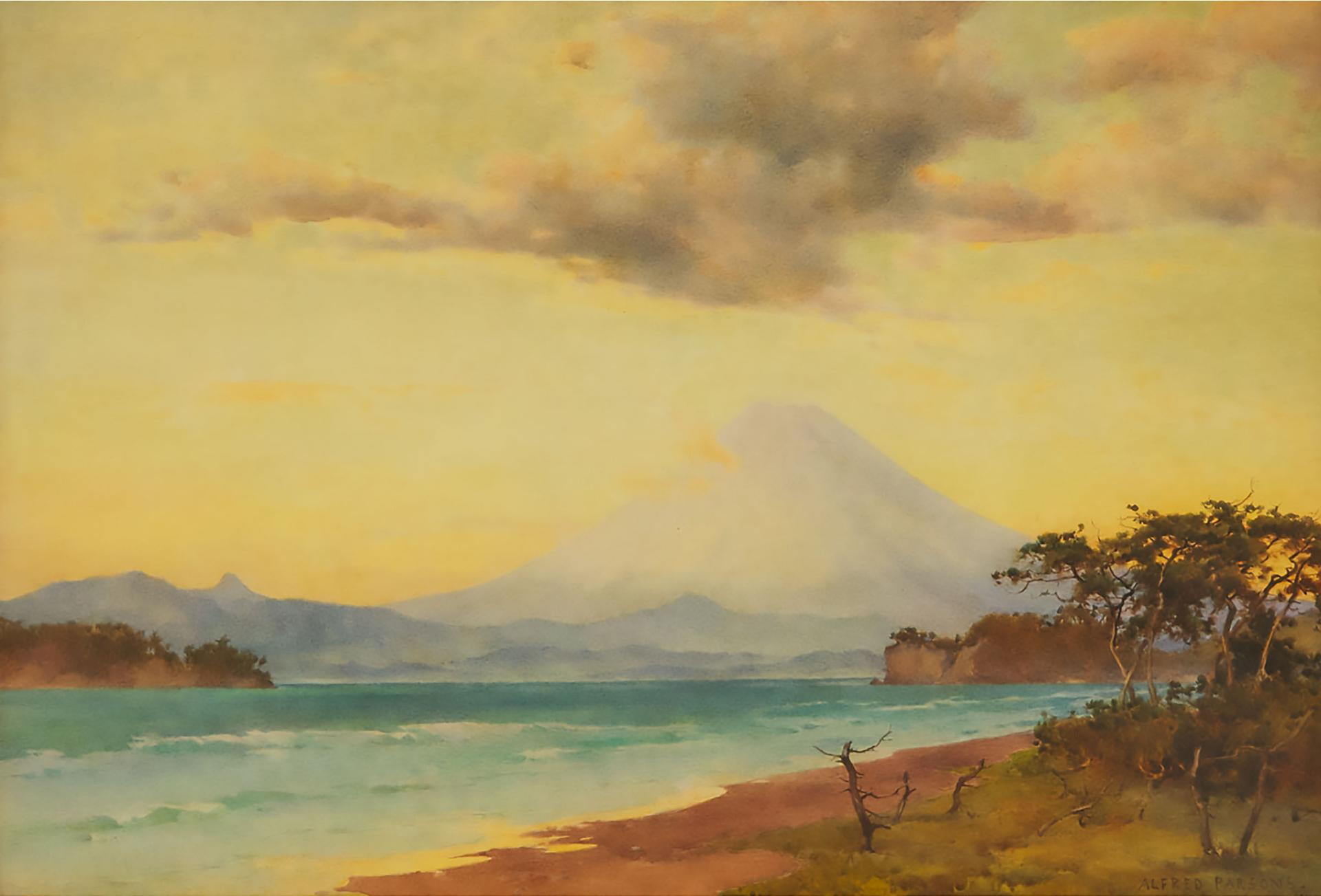 Alfred Williams Parsons (1847-1920) - View Of Mount Fuji