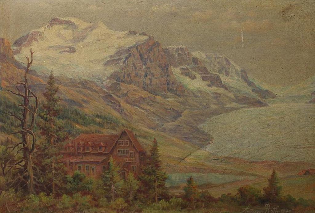 Andreas Roth (1872-1949) - Untitled - Rocky Mountain Lodge