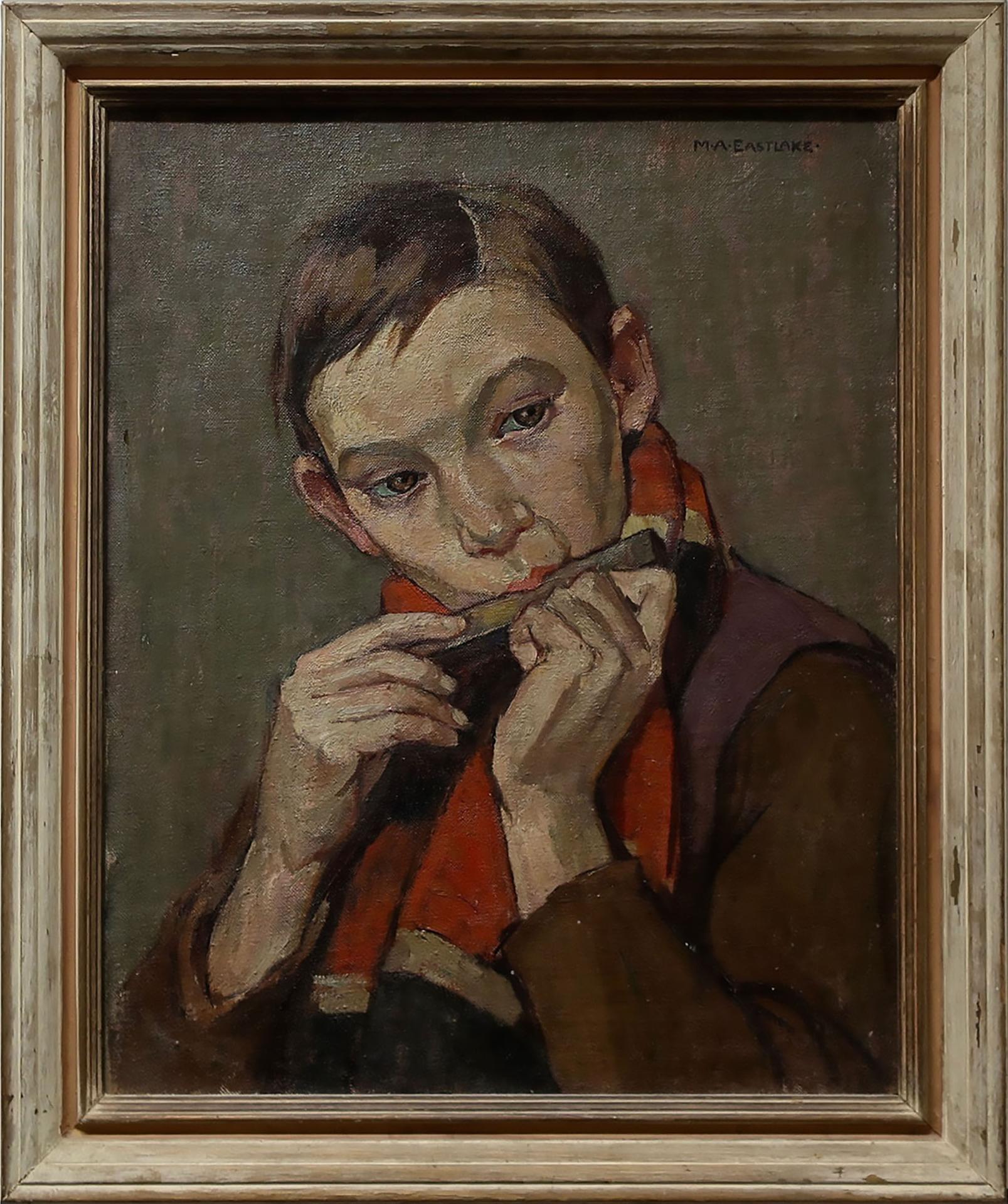 Mary Alexandra Bell Eastlake (1864-1951) - Untitled (Young Harmonica Player)