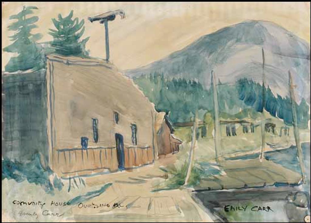 Emily Carr (1871-1945) - Comunity (sic) House, Quatsino, BC