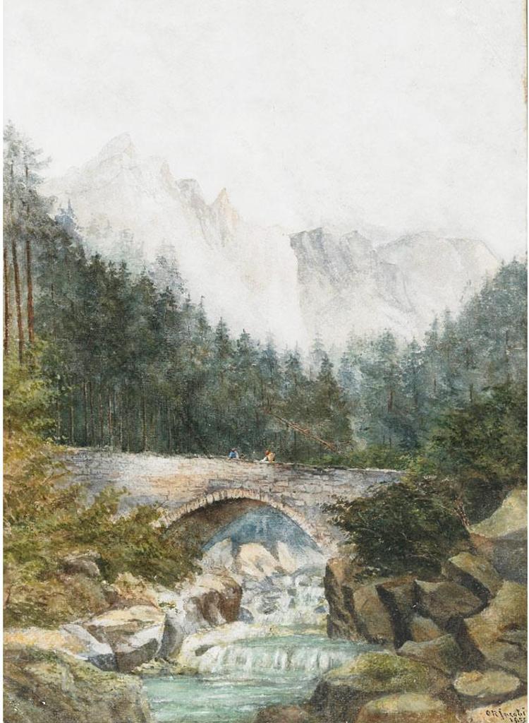 Otto Rheinhold Jacobi (1812-1901) - Crossing The Bridge