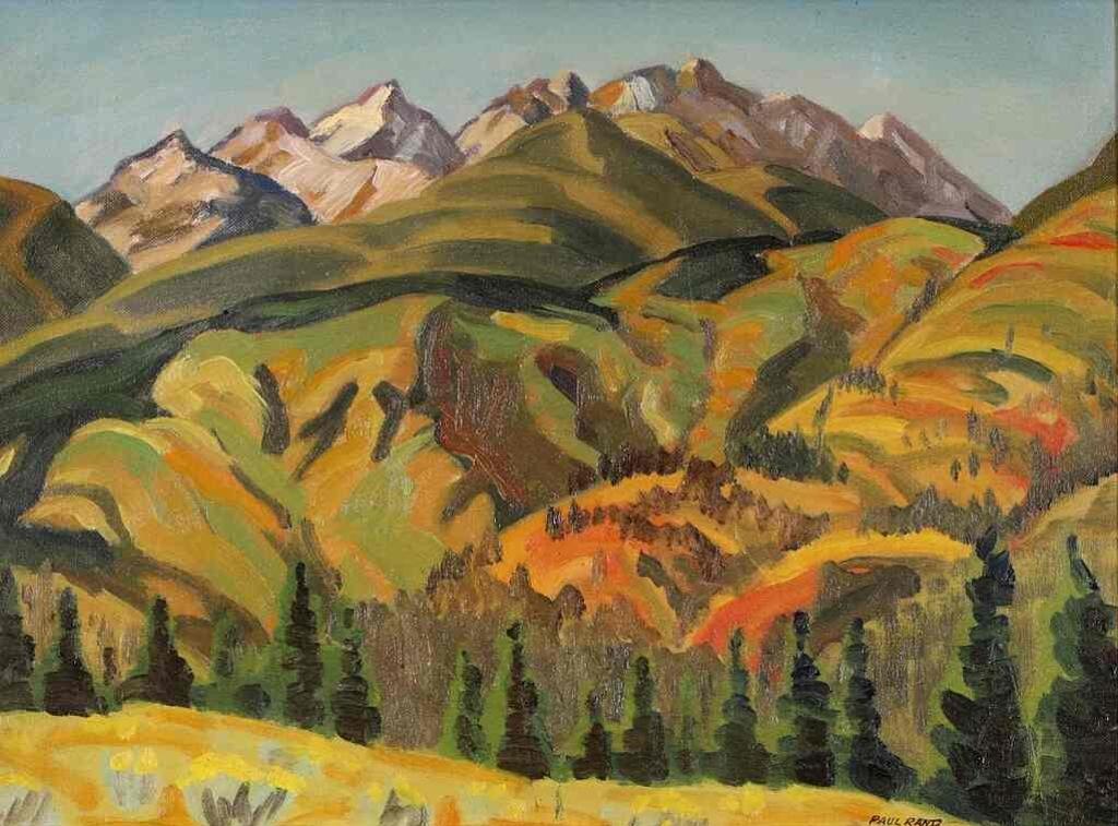 Paul Rand (1896-1970) - Kiwich Mountain From Lytton