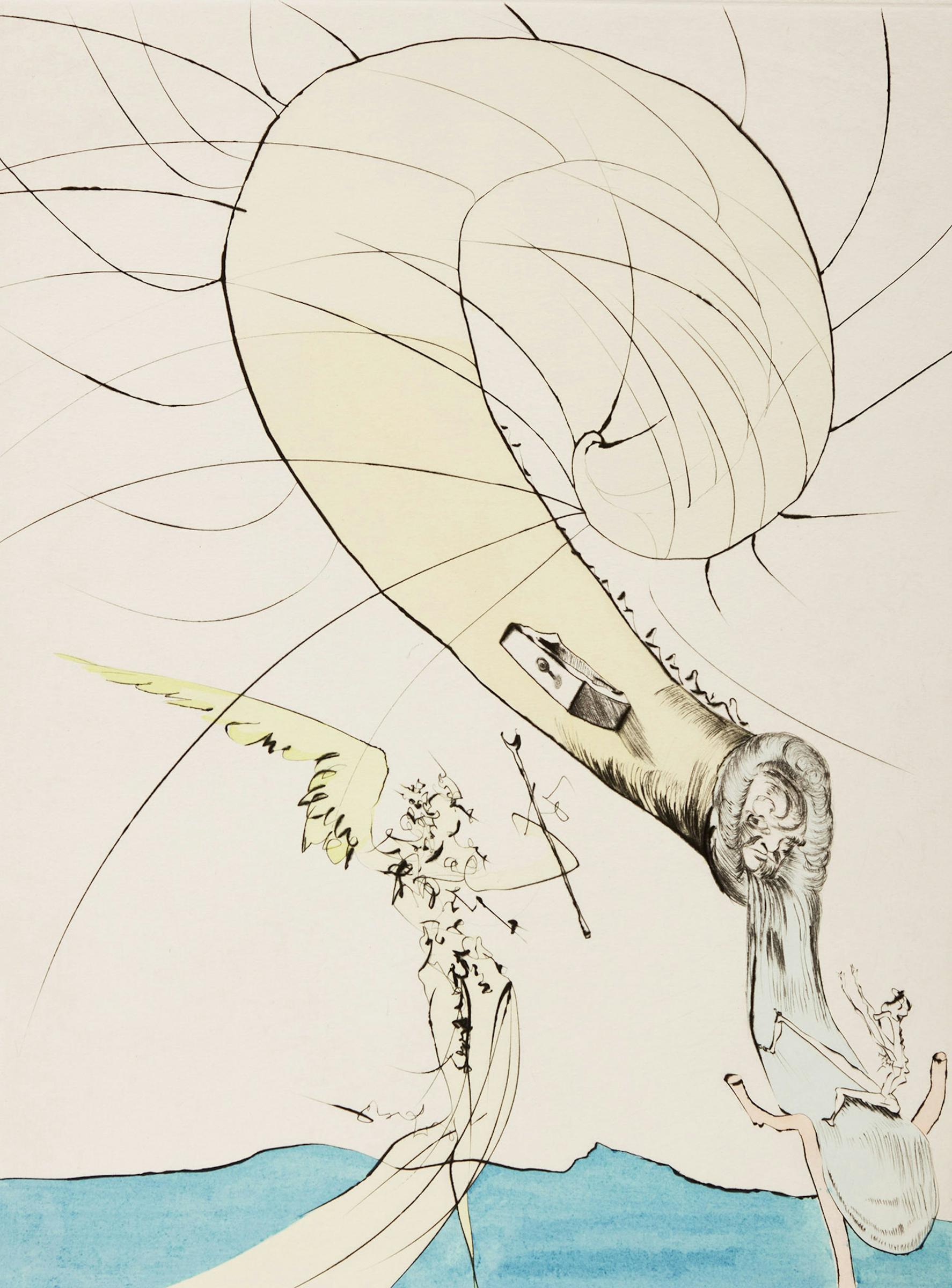 Salvador Dalí (1904-1989) - Freud à tête d’escargot from After 50 Years of Surrealism (Field 74-8 G)