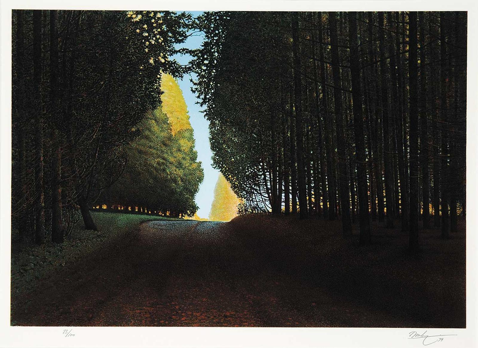 Kenneth (Ken) Edison Danby (1940-2007) - Untitled - Through the Trees  #73/100