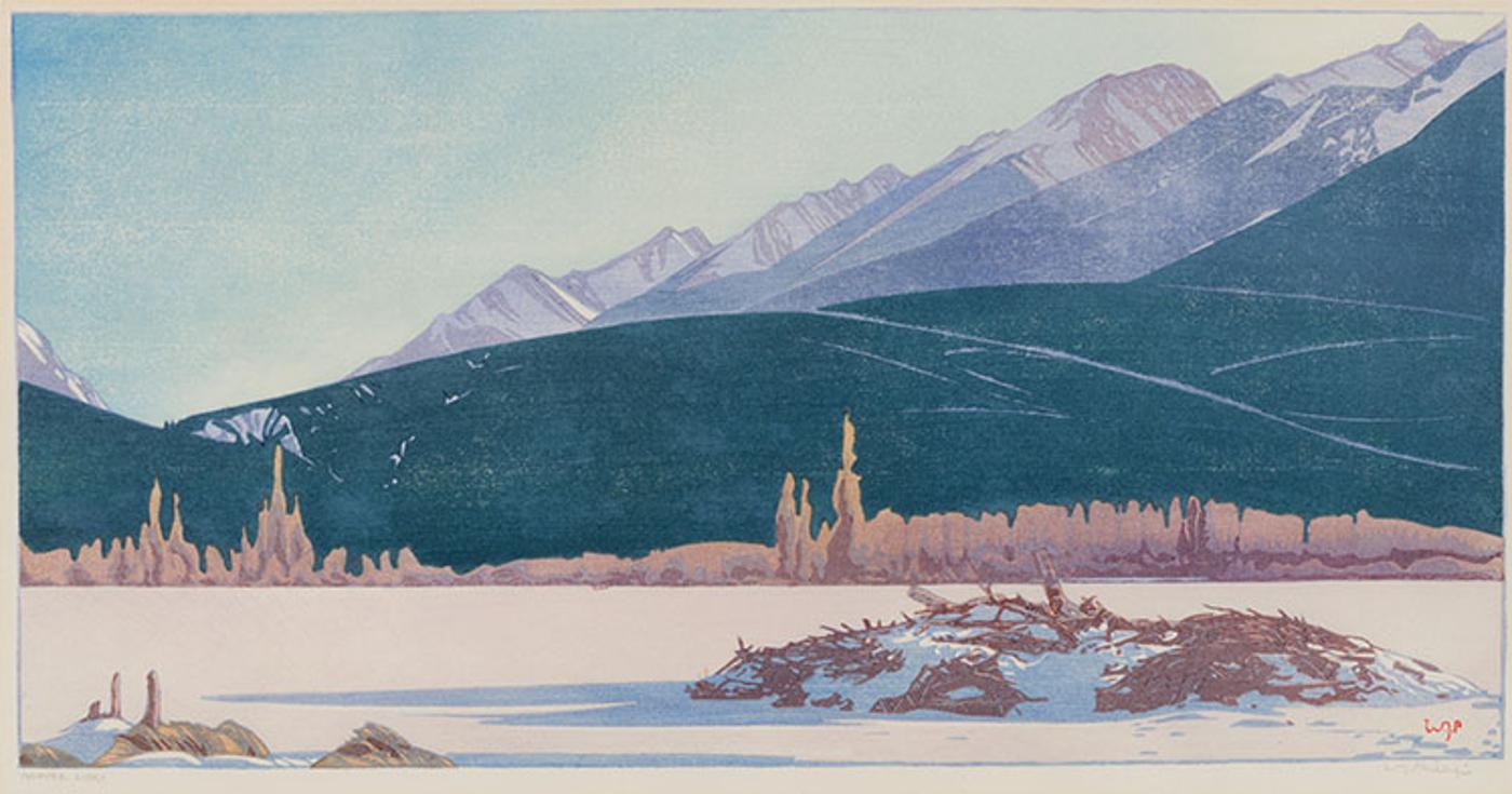 Walter Joseph (W.J.) Phillips (1884-1963) - Beaver Lodge, Vermillion Lakes, Banff