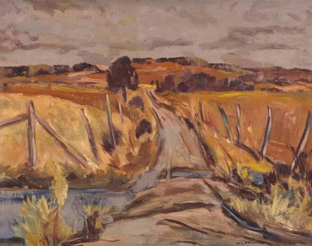 William Lewy Leroy Roy Stevenson (1905-1966) - Autumn, West Of Calgary