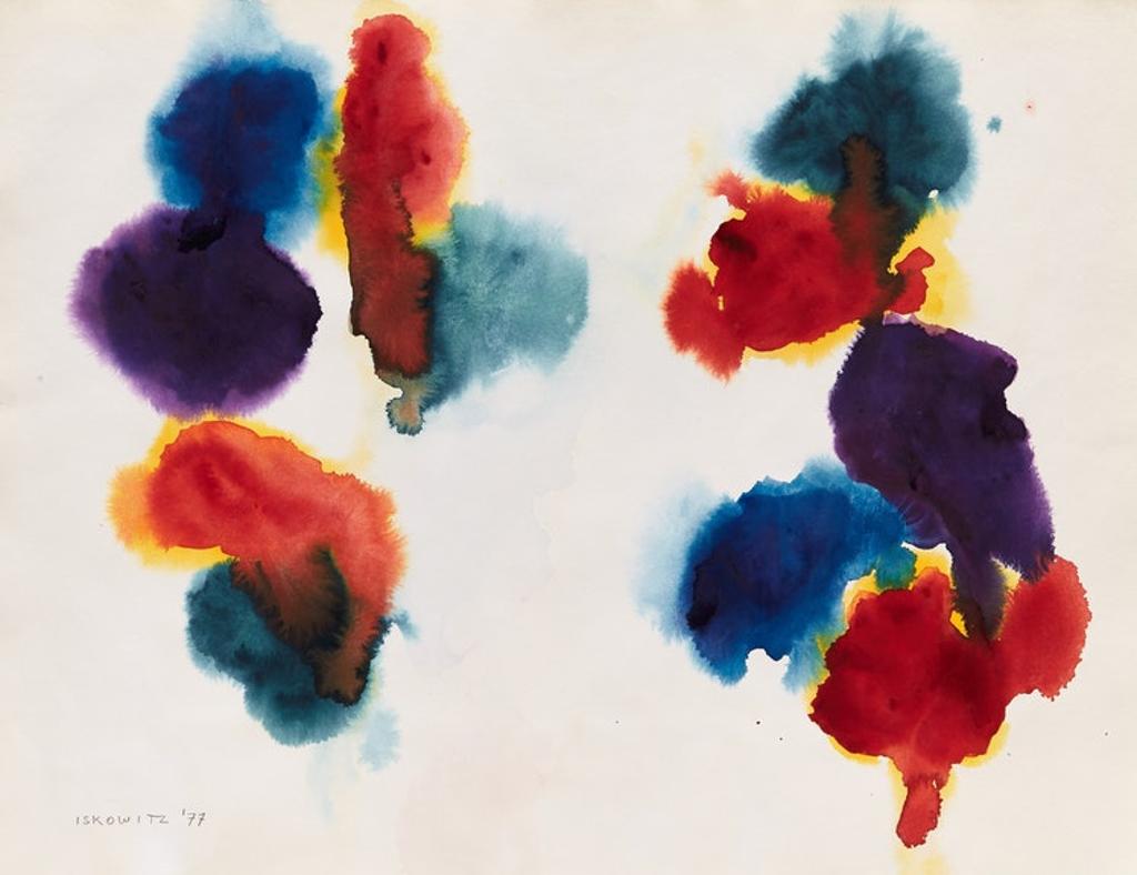 Gershon Iskowitz (1921-1988) - Abstraction, 1977