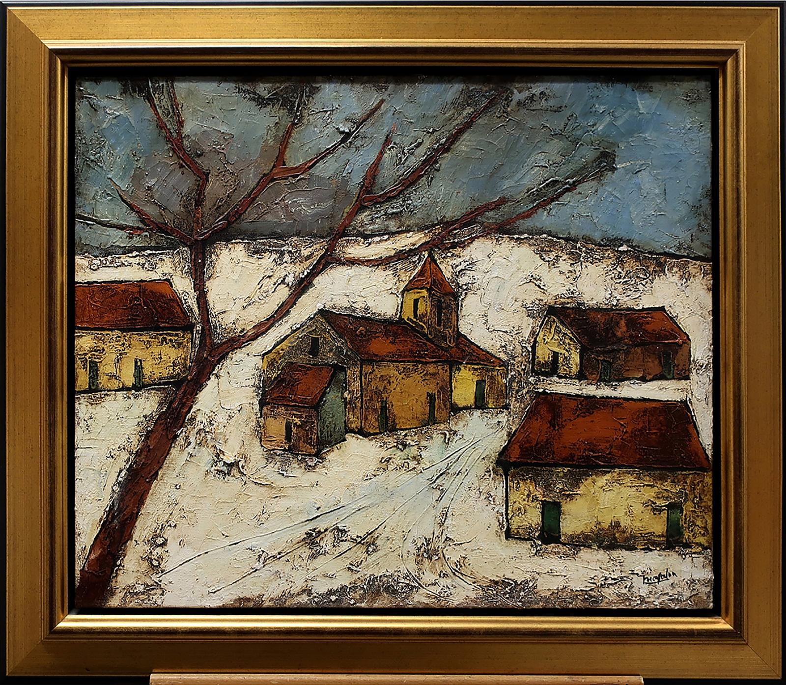Jean Claude Mayodon (1938-1981) - Village In Winter