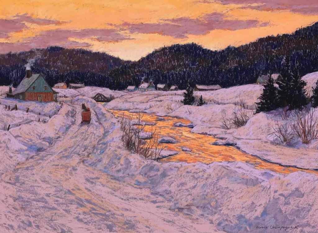 Horace Champagne (1937) - Stream Of Gold (St-Placide, Quebec); 1991