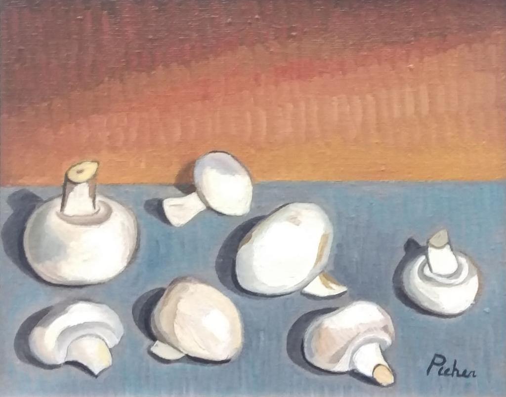 Claude Picher (1927-1998) - Champignons