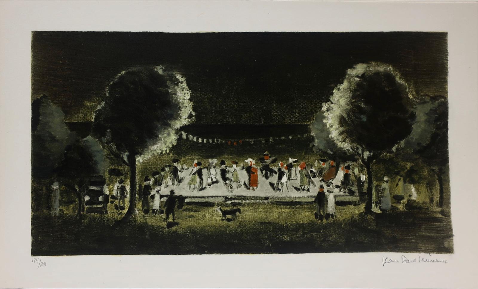 Jean Paul Lemieux (1904-1990) - Untitled (La Fête) From The Series La Petite Poule D'eau, 1971