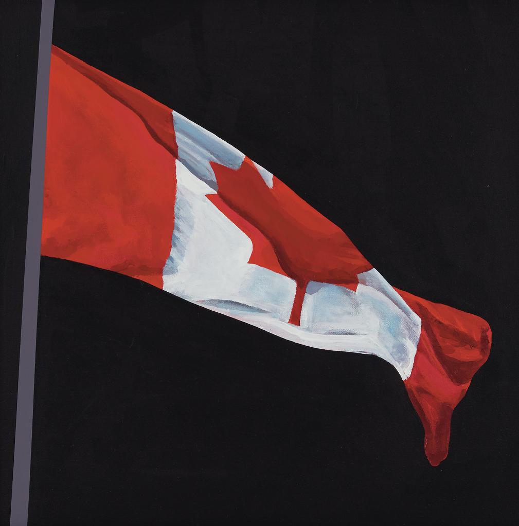 Charles Pachter (1942) - Painted Flag