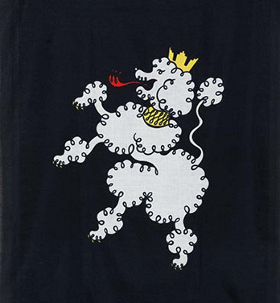 General Idea (1968-1994) - The Poodle Never Begs Except for Meaning (Ghent Scarf)
