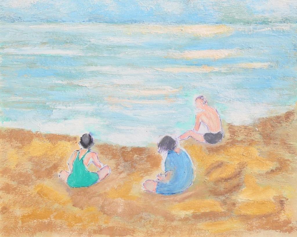 Gladys Eleanor Montgomery (1895-1979) - Beach Scene