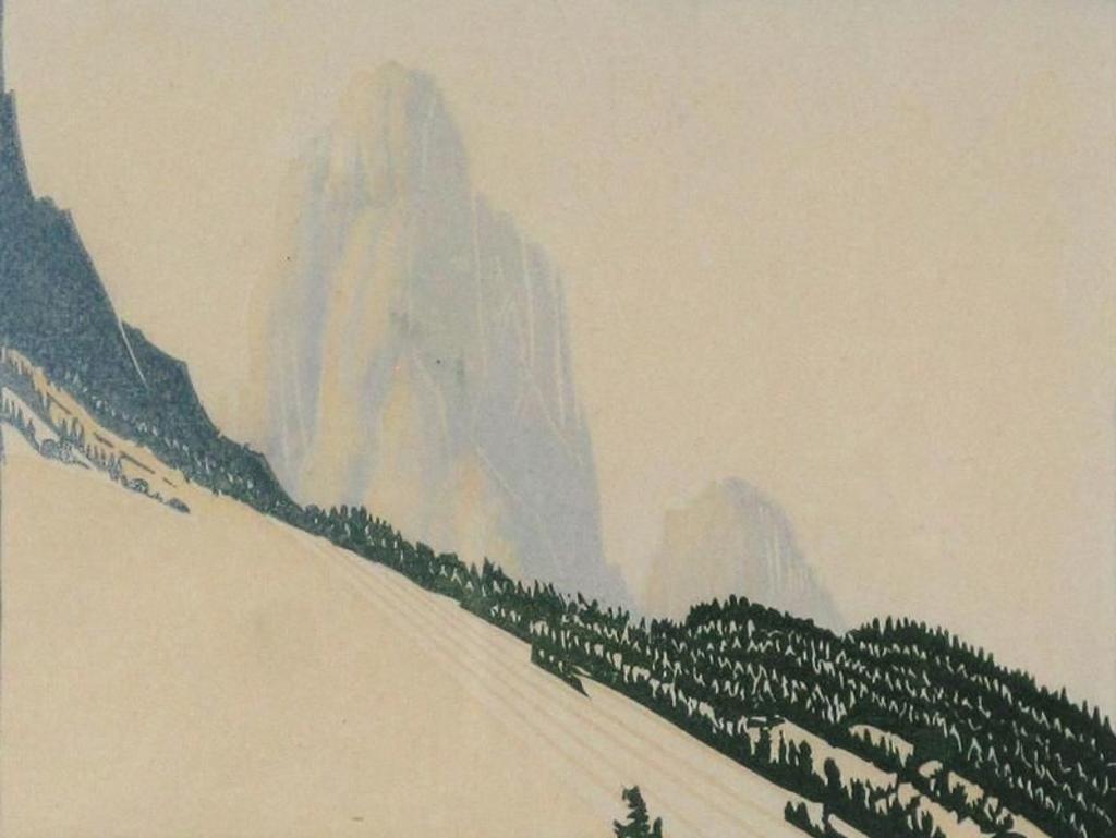 Margaret Dorothy Shelton (1915-1984) - Mt. Louis Banff; 1943