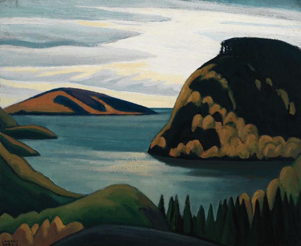 Lawren Stewart Harris (1885-1970) - Coldwell, Lake Superior, Lake Superior Sketch XXII