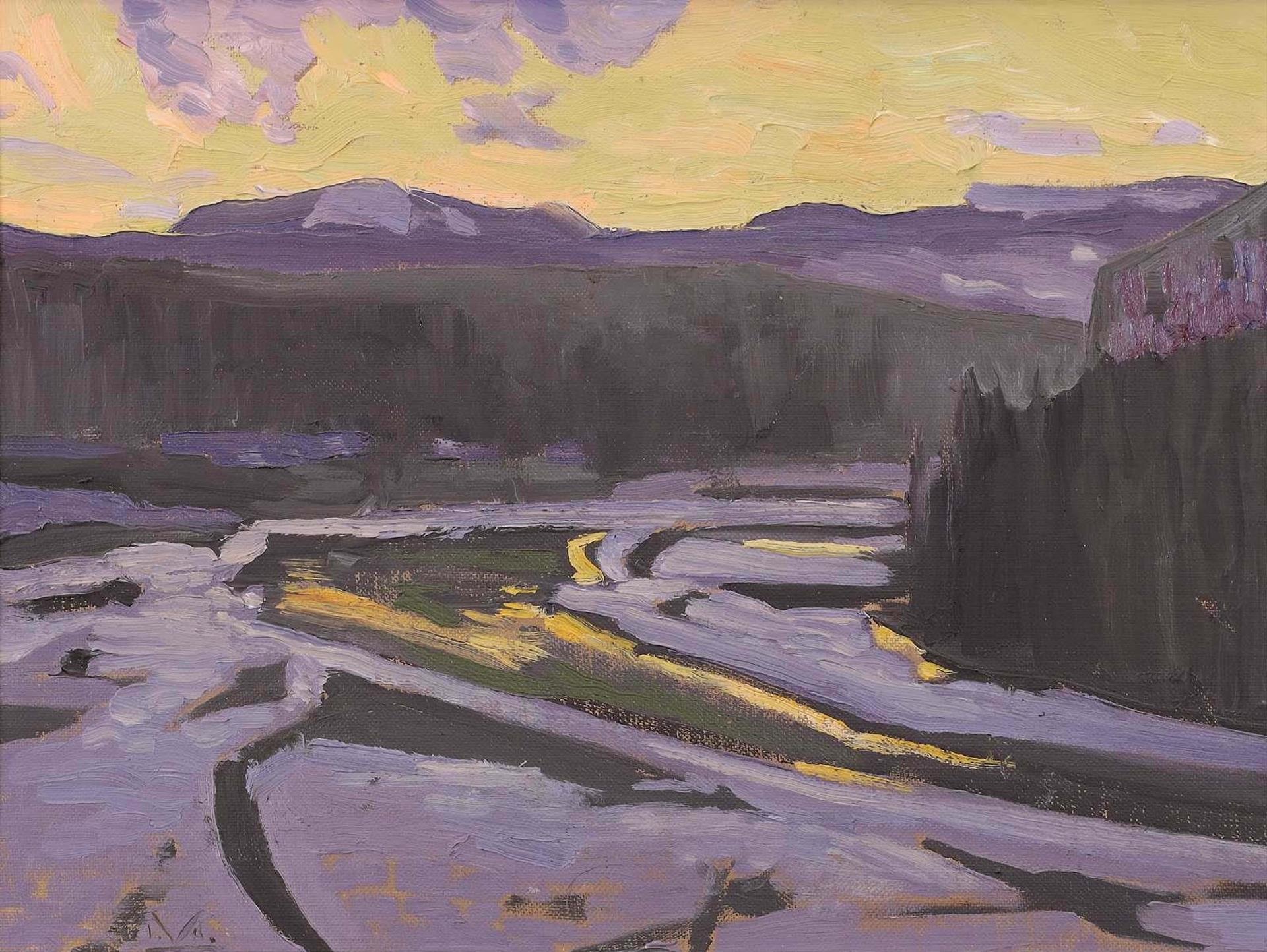 Illingworth Holey (Buck) Kerr (1905-1989) - Elbow River, Winter