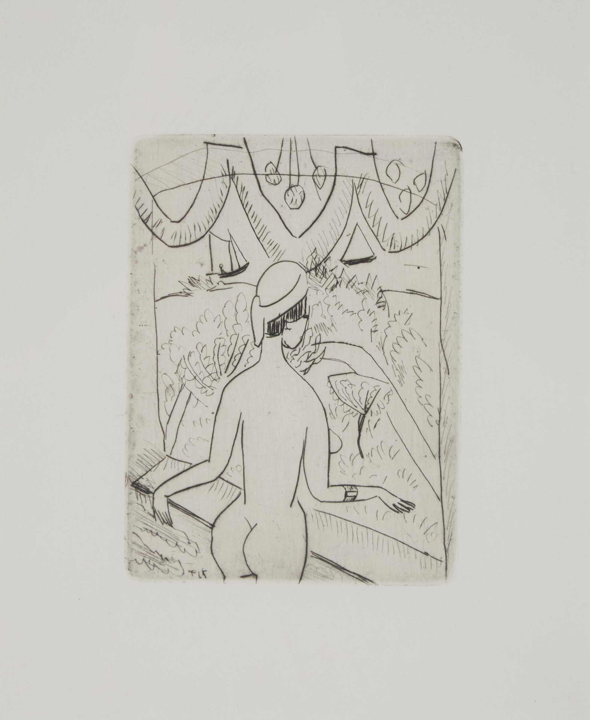 Ernst Kirchner - Nackte Frau Am Fenster, 1912 [d.R. 147]