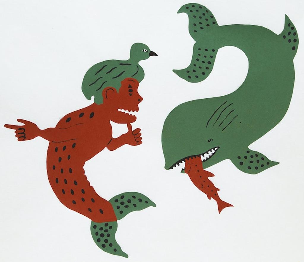 Lucy Meeko (1929-2004) - The Mermaid and the Whale
