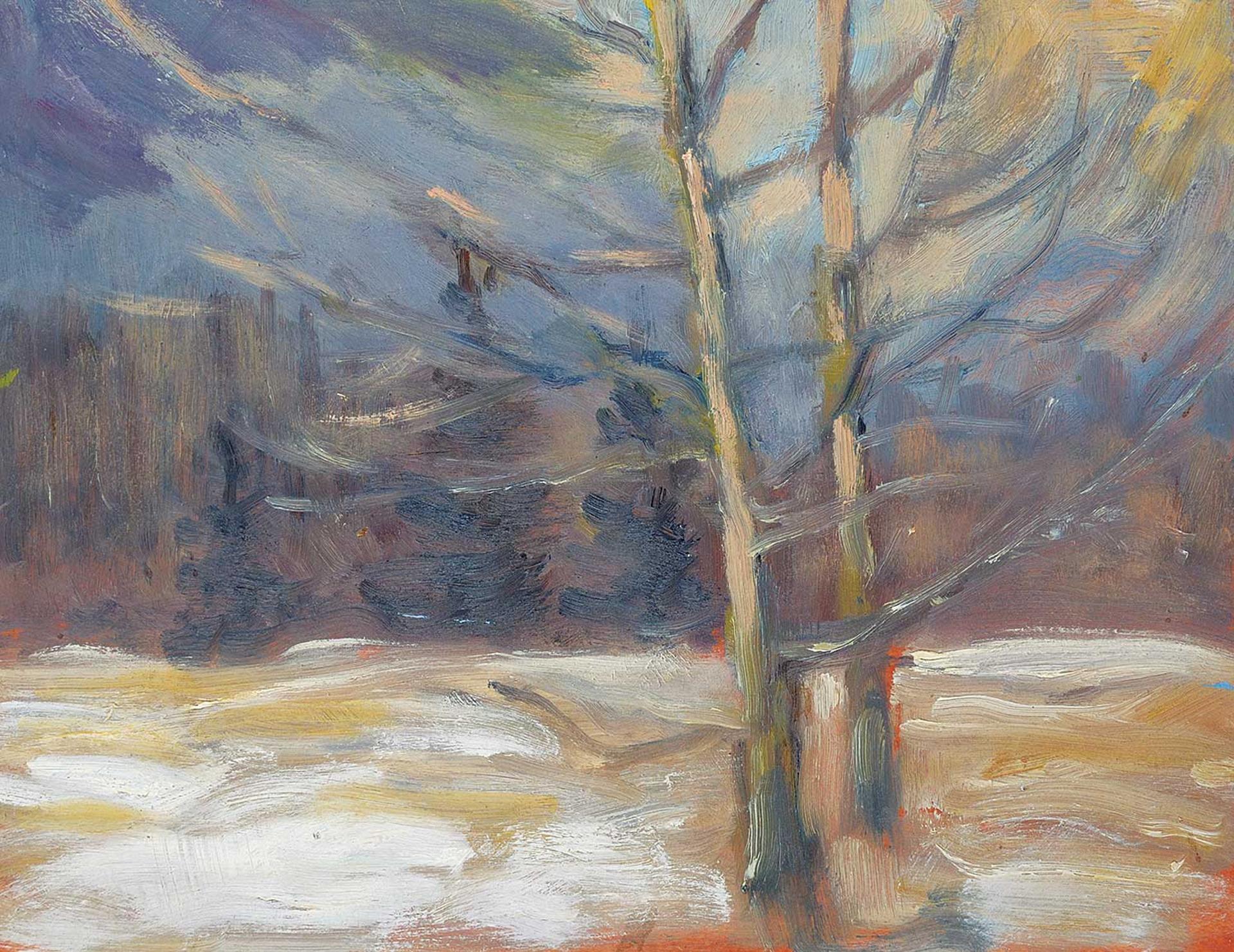 John Davenall Turner (1900-1980) - Untitled - Two Trees in Winter