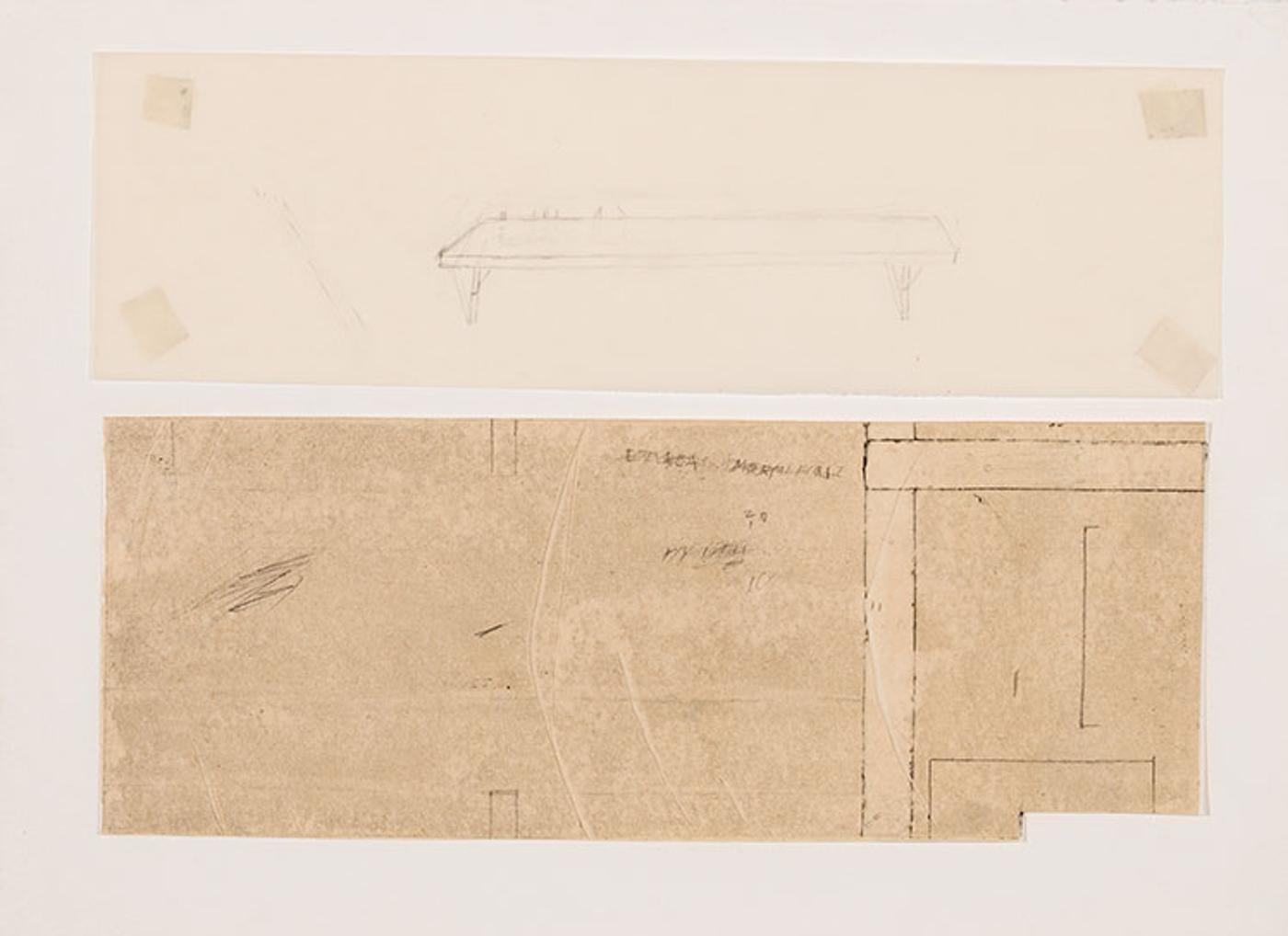 Betty Roodish Goodwin (1923-2008) - Untitled (Mentena Project – diptych)