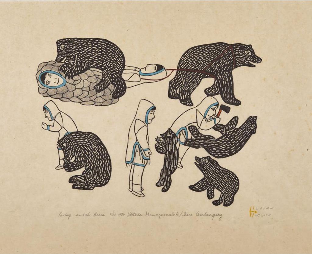 Victoria Mamnguqsualuk (1930-2016) - Kiviuq And The Bears