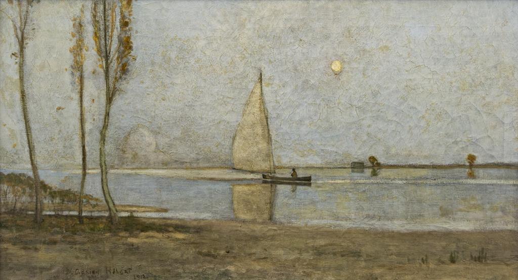 Adrien Hébert (1890-1967) - Sailing On The Seine
