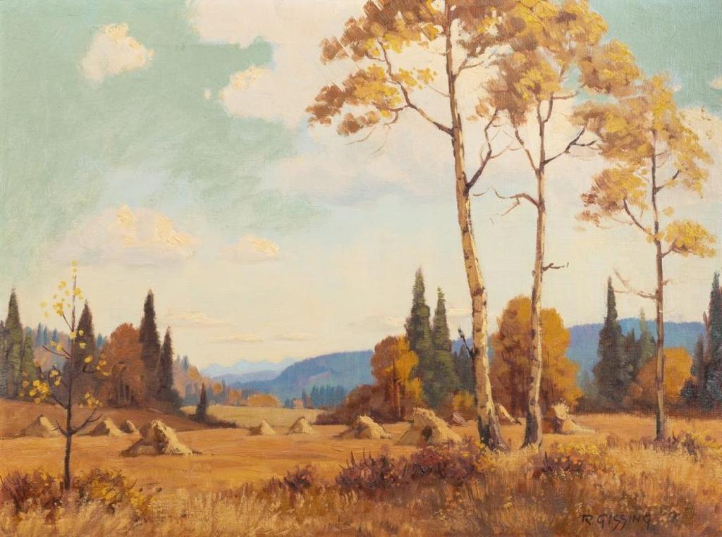 Roland Gissing (1895-1967) - Autumn in the Foothills