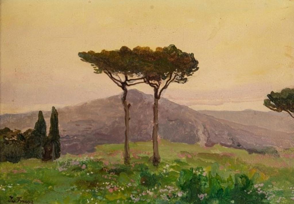 Ivan Trusz (1869-1941) - Italian Landscape