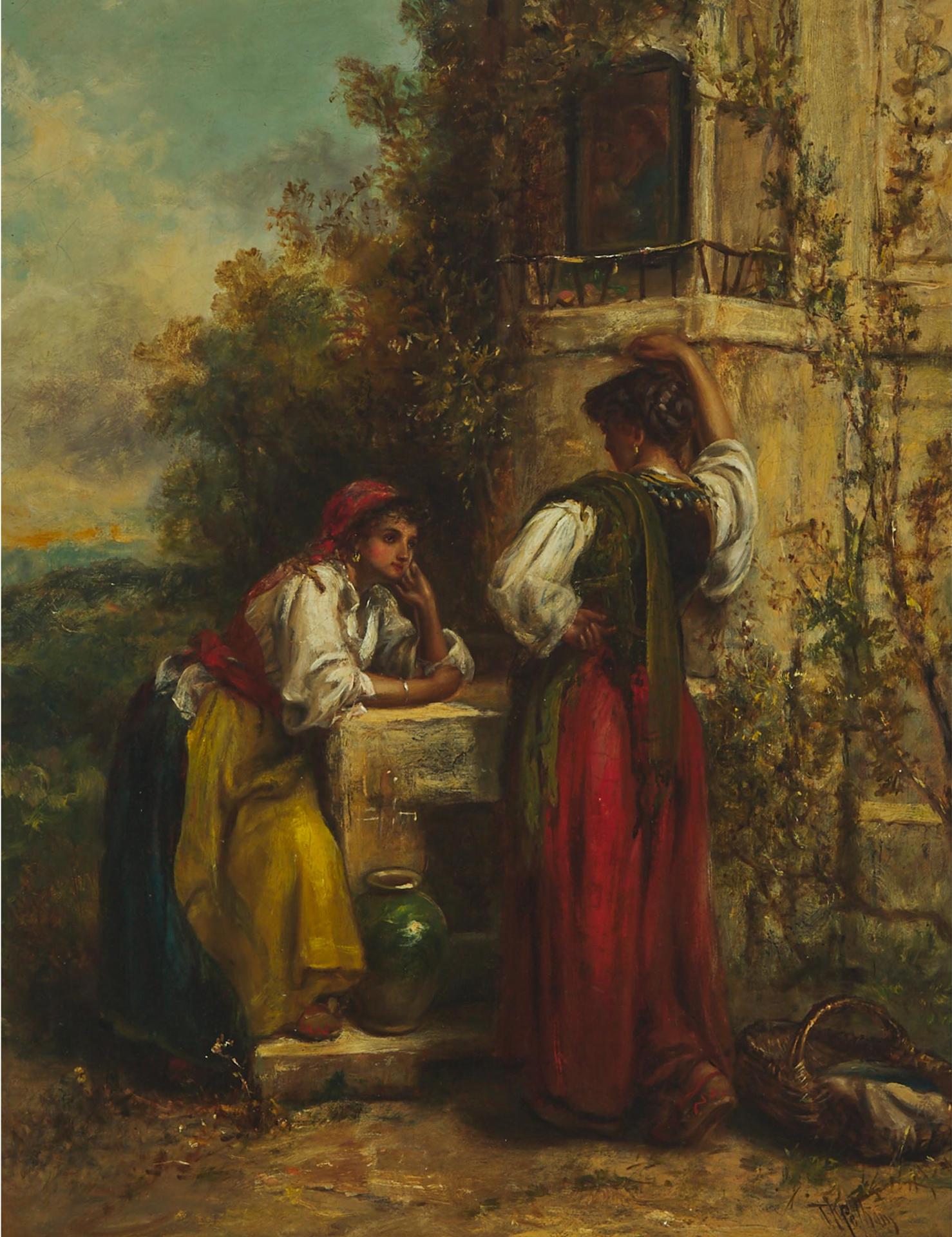 Thomas Kent Pelham (1831-1907) - Ladies At The Well