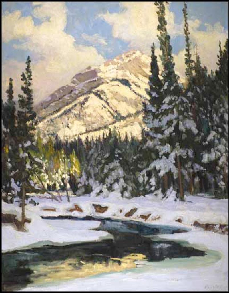 Maurice Galbraith Cullen (1866-1934) - Mount Norquay from Echo River