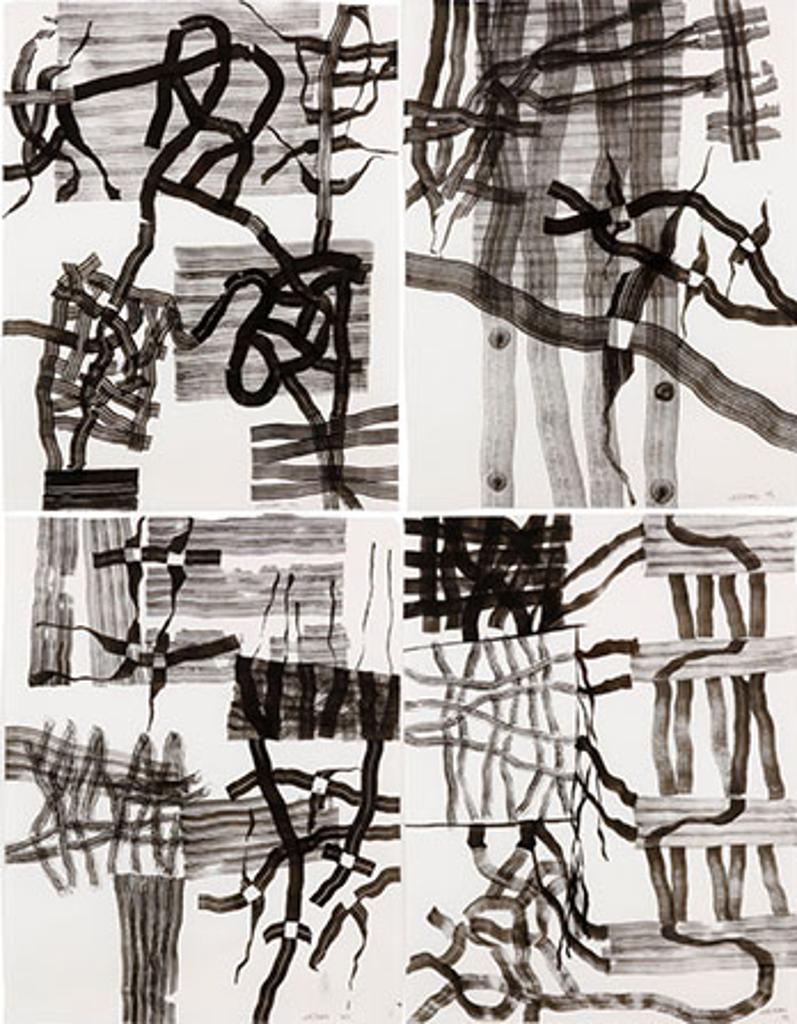 David Urban (1966) - Untitled (Four Ink Drawings)